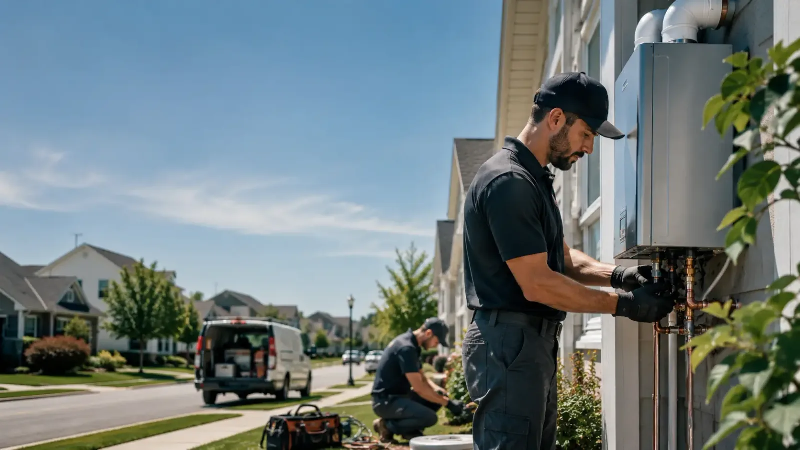 Tankless Water Heater Installation in Hull, TX